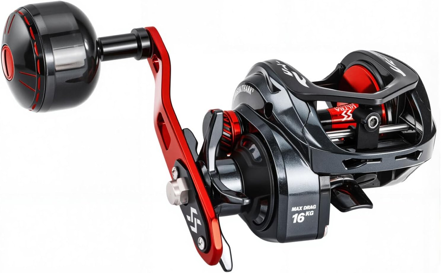 Sougayilang Baitcaster Fishing Reel, 400 Size with 35lbs Max Drag 6.3:1 Gear Ratio, Low Profile Casting Reel, Large Line Capacity for Musky Catfish - Image 9